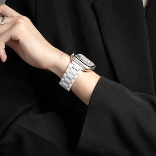 匠戴适用iwatch小蛮腰陶瓷表带