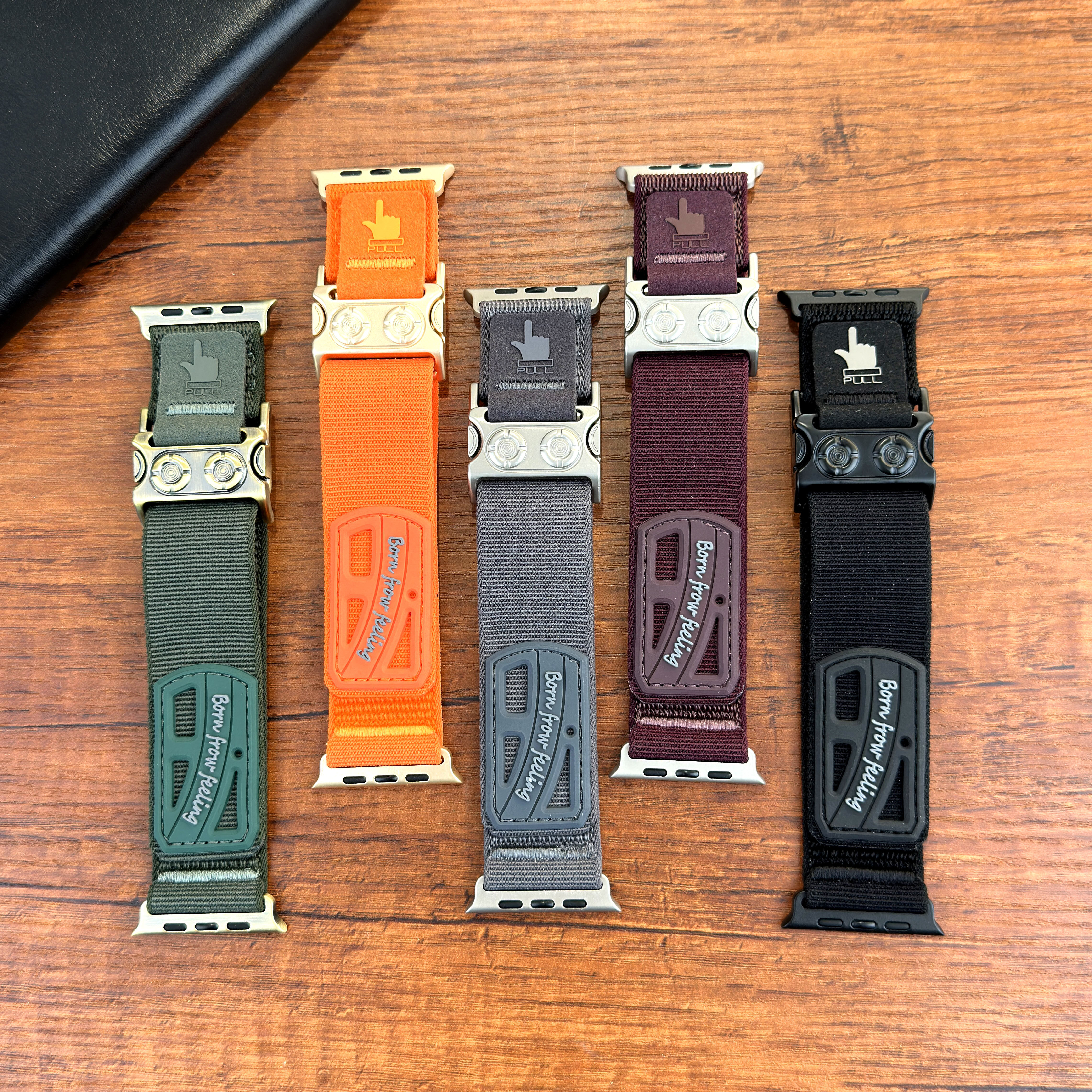 【尼龙魔术贴磁吸穿戴】匠戴适用苹果S11手表iwatchs10表带applewatch新款ultra3/2编织S9透气8运动7男款腕带