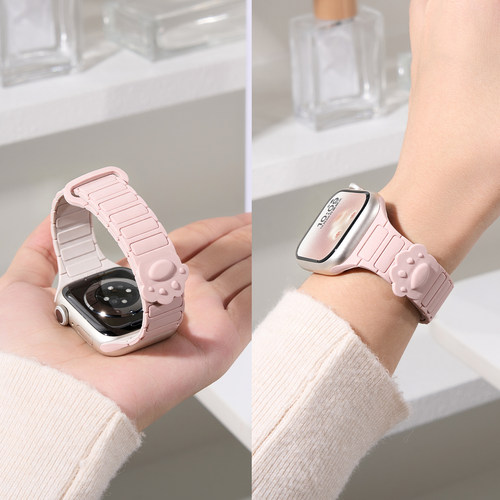 匠戴适用iWatch小蛮腰猫爪硅胶
