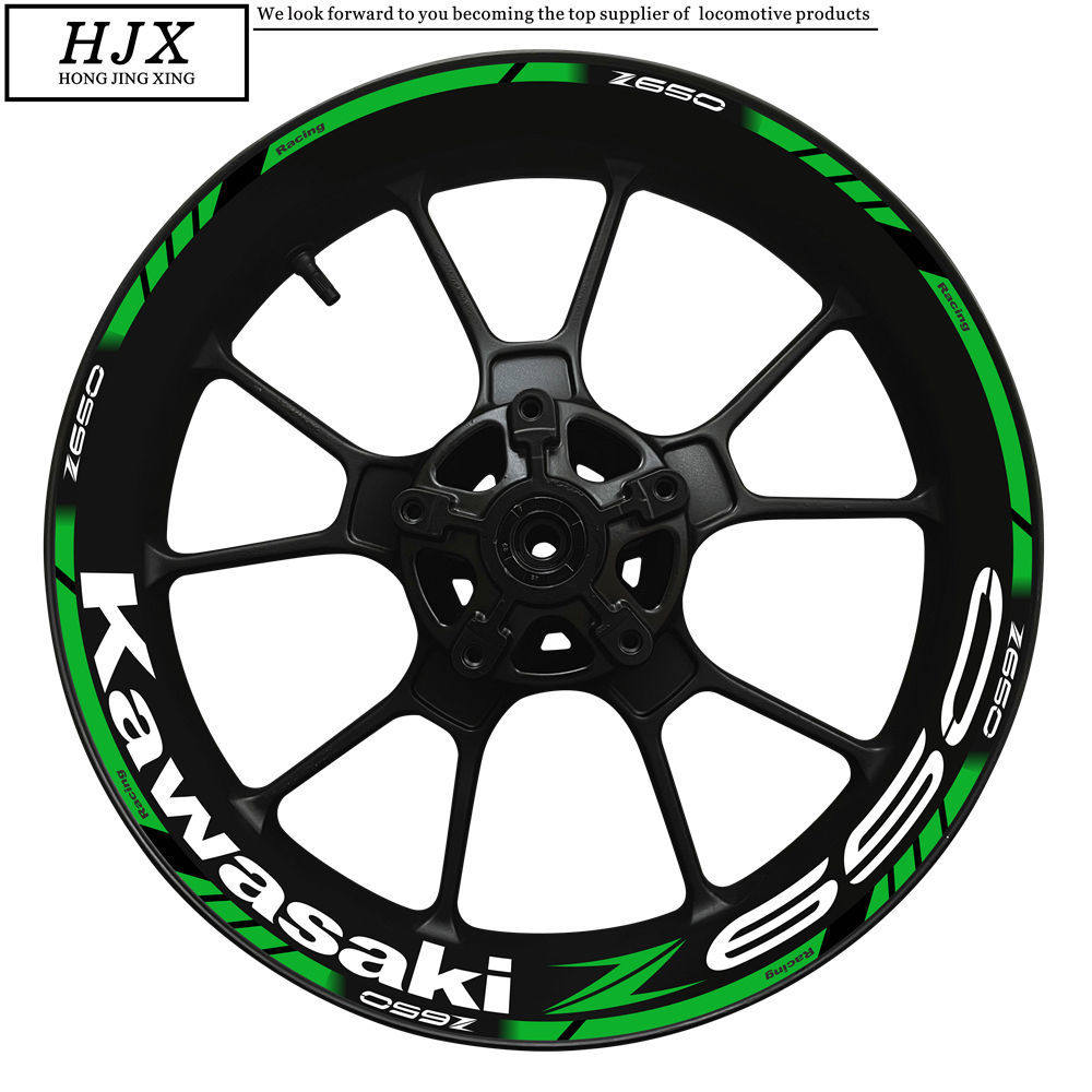川崎轮毅贴纸z650标志