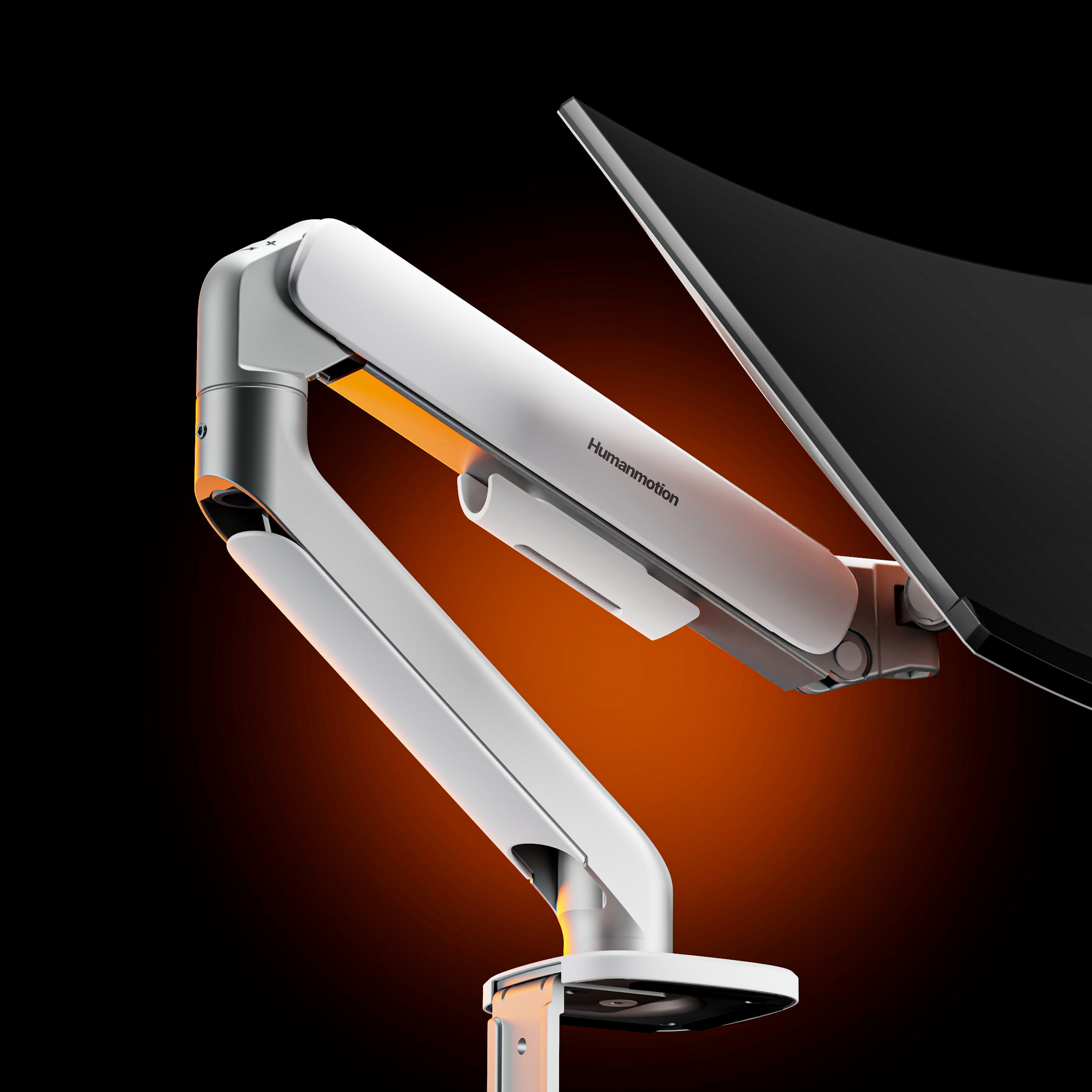 松能显示器支架机械臂便捷副屏电脑显示屏幕悬臂二合一台式底座T6