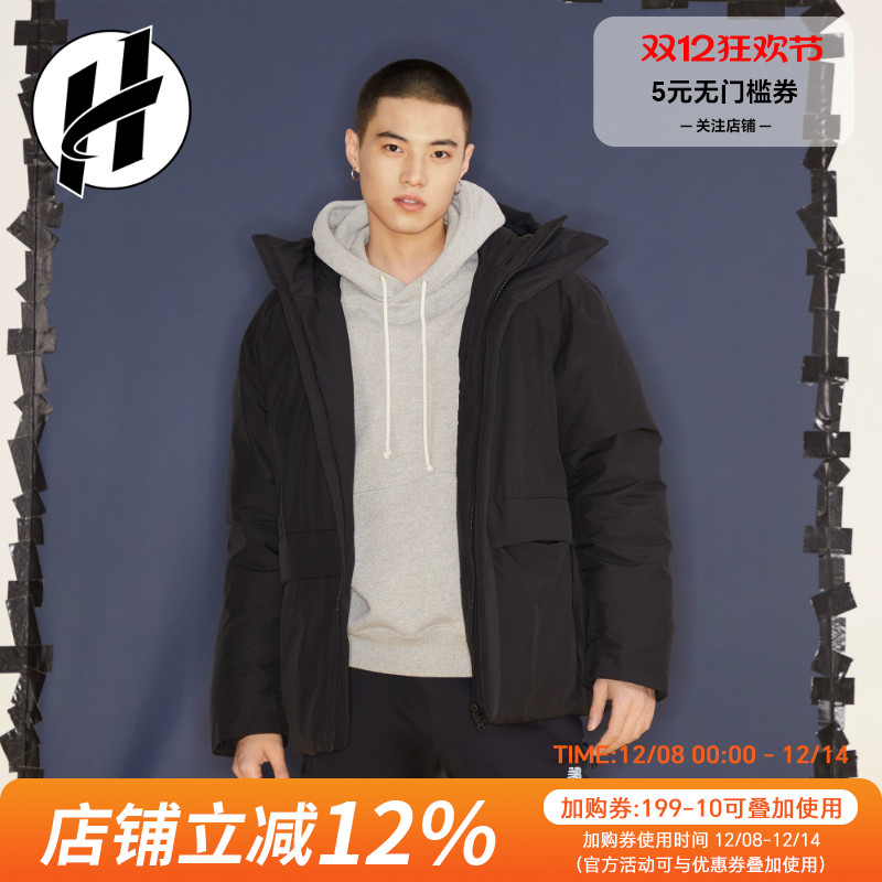 nb保暖连帽男女加厚羽绒服