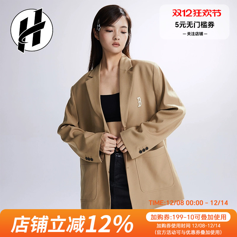 秋季休闲男女同款西装长袖外套