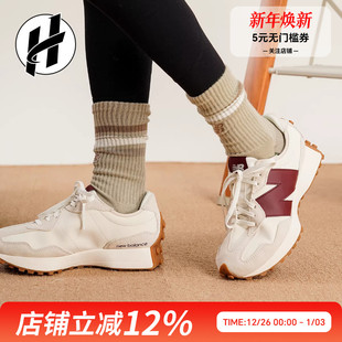 包裹性平衡轻便增高低帮跑步鞋 NB327复古耐磨运动鞋 Balance New