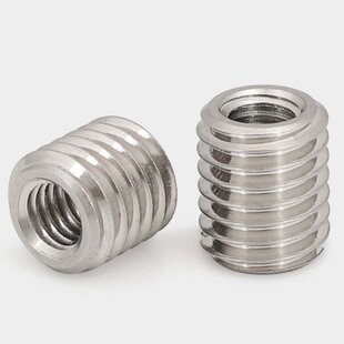 不锈钢内外牙变径螺母转换螺帽螺纹修复螺套M3转M5M6M4转M6M8M10