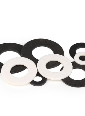 M2/M2.5/M3/M4 白色黑钢纸垫片 螺丝快巴平垫片 绝缘垫圈 白纸垫
