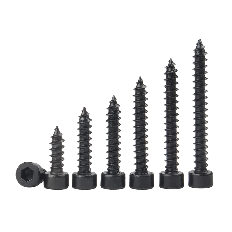 88级黑色内六角自攻螺丝钉