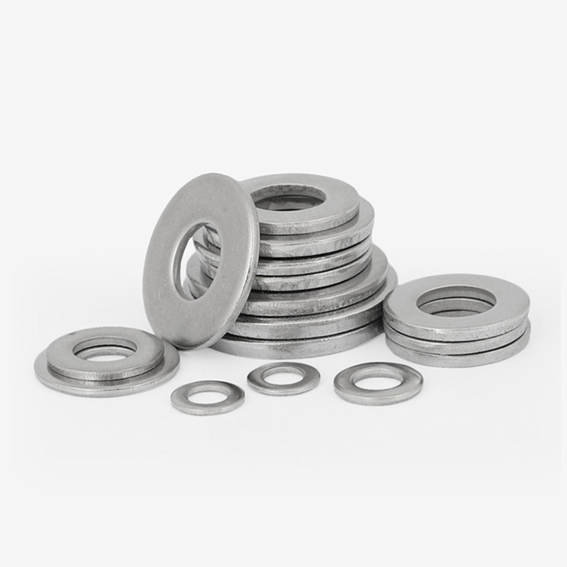 304不锈钢平垫片圆形加大加厚金属垫圈螺丝介子m1.6m2.5m4m6m8m36