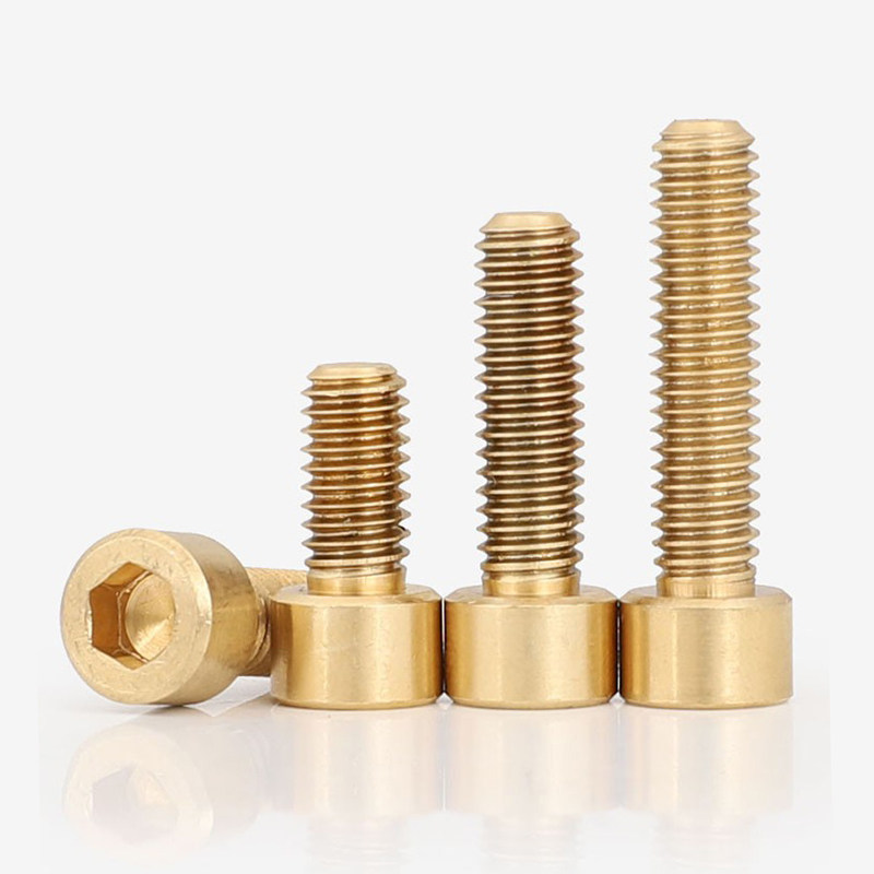 铜螺丝螺栓内六方金色圆柱头杯