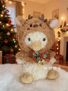 jellycat15cm甜美鸭娃衣圣诞系列套装 送朋友圣诞礼物可帮写贺卡