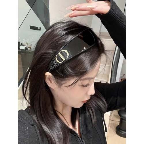 小红书同款CD发箍墨镜女2025新款骑行防晒太阳眼镜拍照凹造型头箍