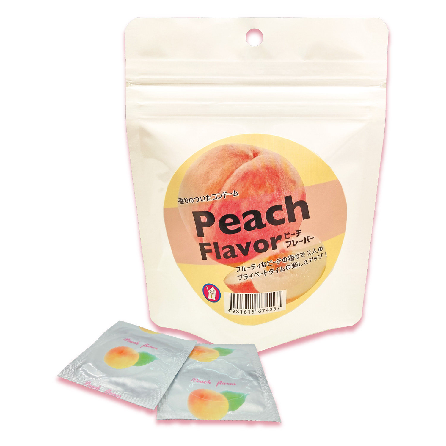 保税直发日本中西避孕套果味桃子哈密瓜草莓橘子巧克力味果味安全