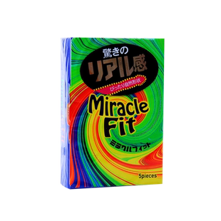 日本本土sagami相模MiracleFit紧密贴合仿丁丁设计紧束粉避孕套5