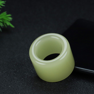 天然新疆和田玉扳指男款文玩复古宫廷大拇指环玉石戒指玉石扳指