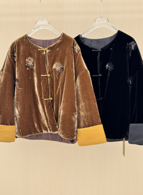 【何仙儿专属】MY54X7071国风新中式蒲公英棉服