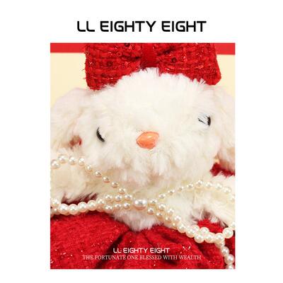 新年春节挂件小兔子毛绒公仔