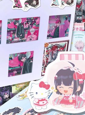 106张时光代理人贴纸陆光程小时乔苓动漫二次元动漫热番国漫贴画