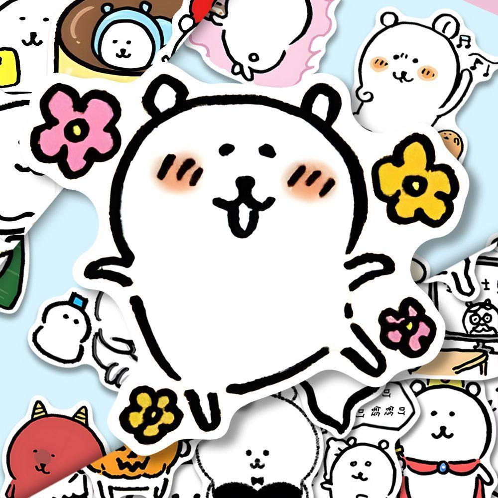 自嘲熊装饰素材可爱卡通自粘贴纸
