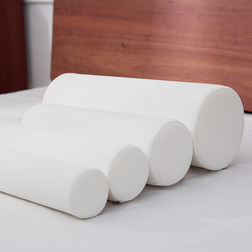 高回弹海绵护颈枕空气层圆柱枕