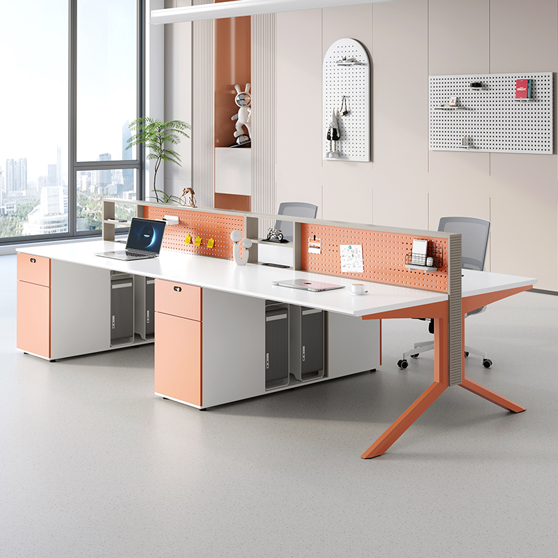 E0板材办公桌椅组合简约现代工位