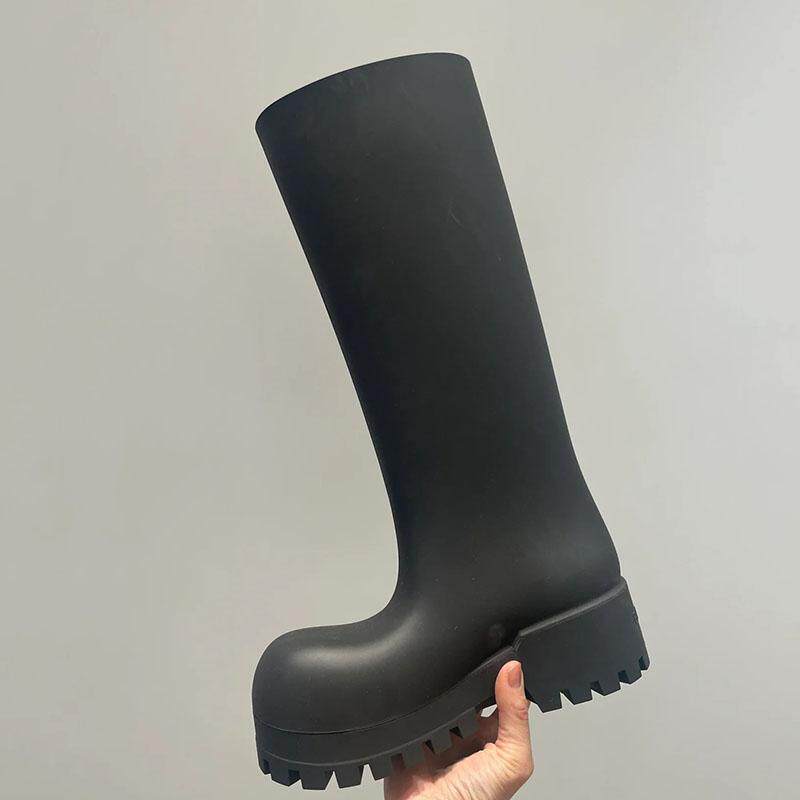 黑色显瘦高筒骑士靴秋冬新款