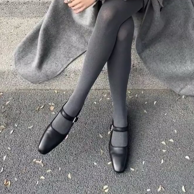 真皮复古文艺玛丽珍鞋女2026新款春季方头平底一字扣带软底单鞋女,女鞋,时尚芭蕾鞋,淘宝优惠券,粉丝福利购,淘宝优惠卷