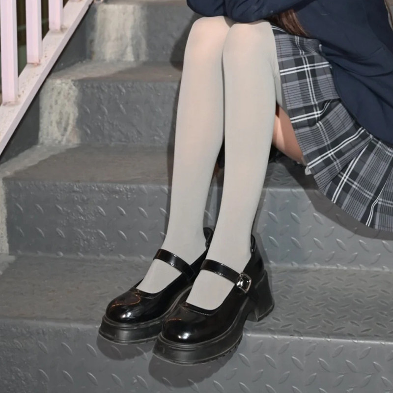 厚底增高学院风玛丽珍鞋2026春季新款百搭方头浅口一字扣带单鞋女,女鞋,玛丽珍鞋,淘宝优惠券,粉丝福利购,淘宝优惠卷