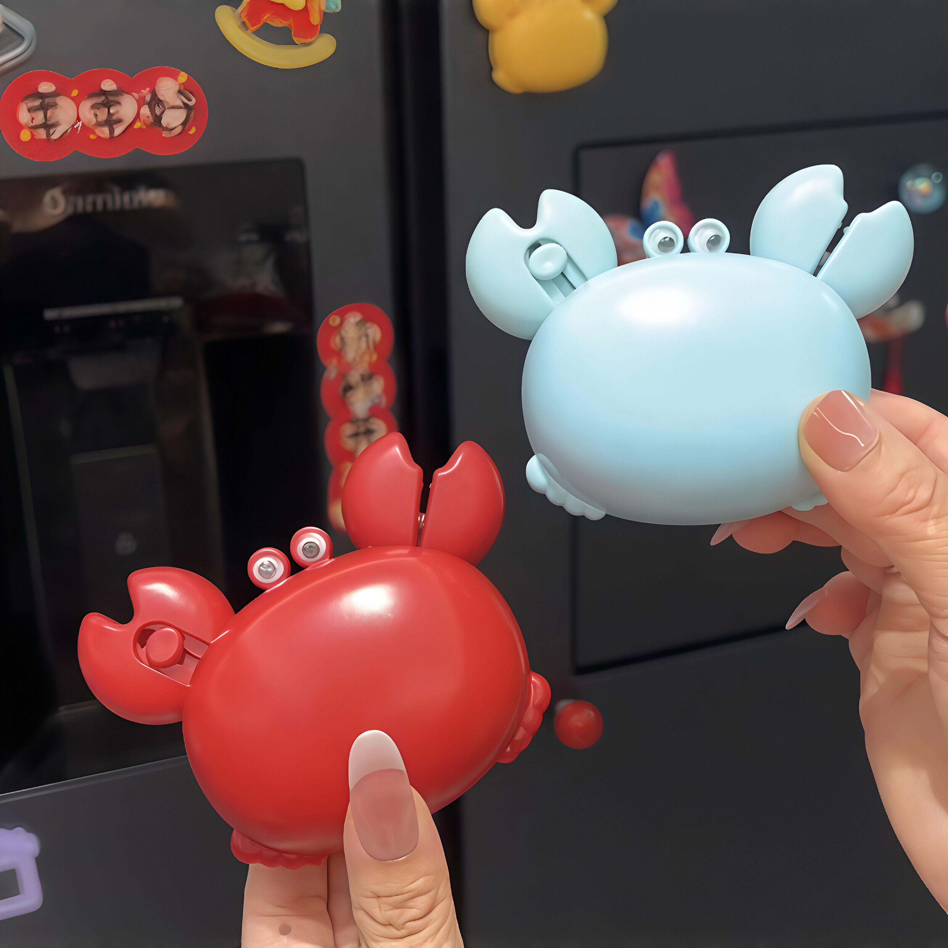 开盖神器小螃蟹磁吸开瓶器冰箱贴