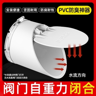 110下水管道防返臭神器止回阀160pvc封口盖防虫止逆阀出水口网罩