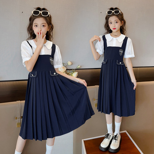 连衣裙炸街萌娃潮童韩范甜美韩系百搭流行新款 女生衣服夏季 夏新