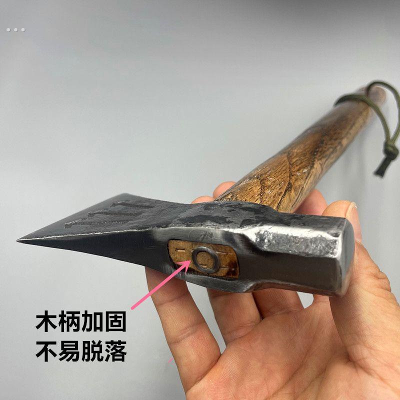 精品小斧三箭头小斧子户外露营登山野外劈柴砍树垂钓高碳钢快刃