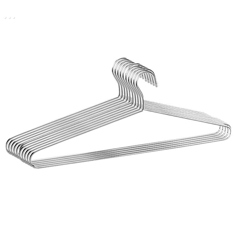 衣架粗加厚加大201不锈钢实心加硬超长大号晒被子晾床单浴巾被套