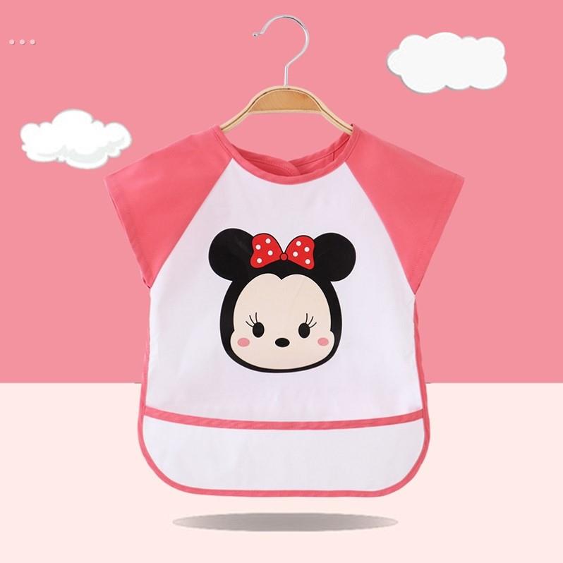 宝宝罩衣吃饭防水防脏时尚外穿围裙儿童夏季反穿护衣婴儿围兜饭兜