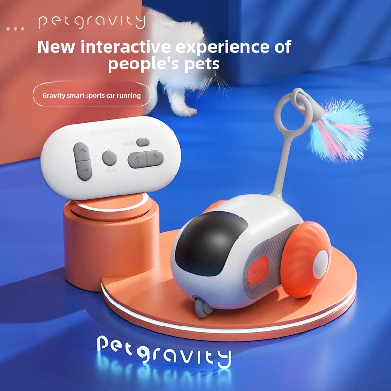 宠物重力跑步跑车电动猫玩具自我愉悦和无聊缓解神器懒惰的人有趣