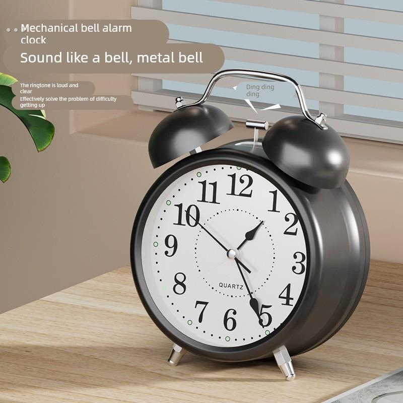 学生闹钟专用起床神器2023新款床头小闹铃儿童钟男孩女孩用夜光表