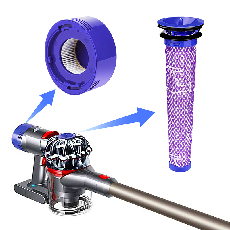 适配戴森吸尘器前置v6V7V8过滤网