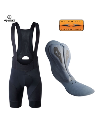 YKYWBIKE双箭头坐垫背带骑行裤男