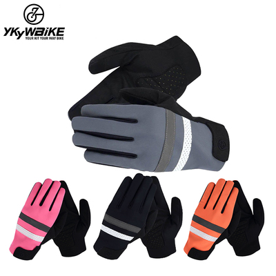 YKYWBIKE抓绒骑行手套秋