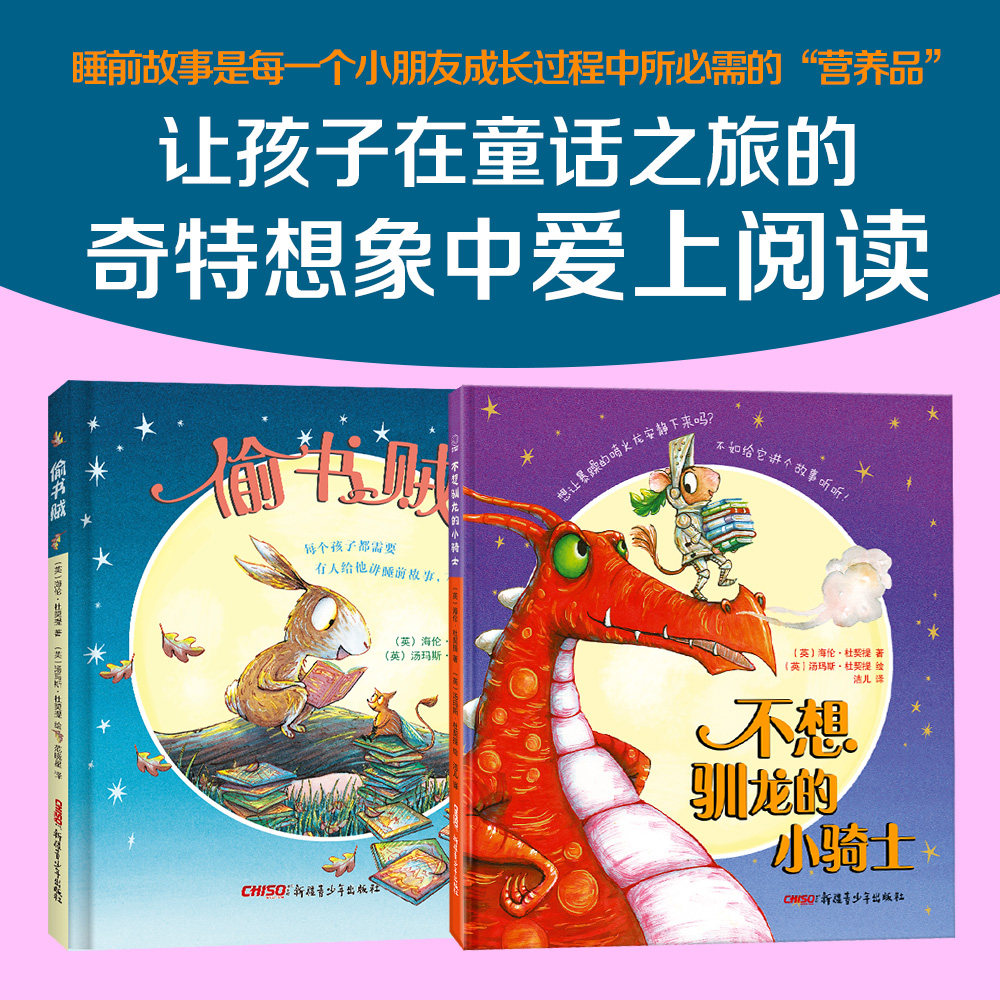 偷书贼 不想驯龙的小骑士 爱上阅读主题绘本图画书故事宝宝幼儿课外书