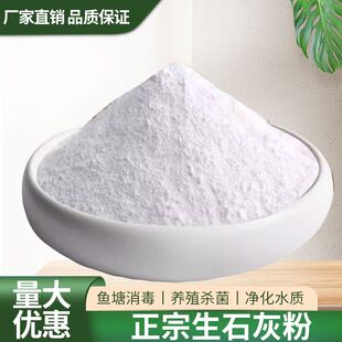 生石灰粉10斤干燥杀菌消毒除湿防潮防霉吸水净种菜杀虫驱除臭刷树