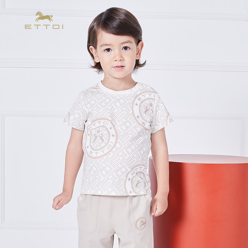 【朗姿集团】ETTOI爱多娃儿童短袖T恤夏季新款男童上衣韩版宝宝内,童装/婴儿装/亲子装,T恤,淘宝优惠券,粉丝福利购,淘宝优惠卷