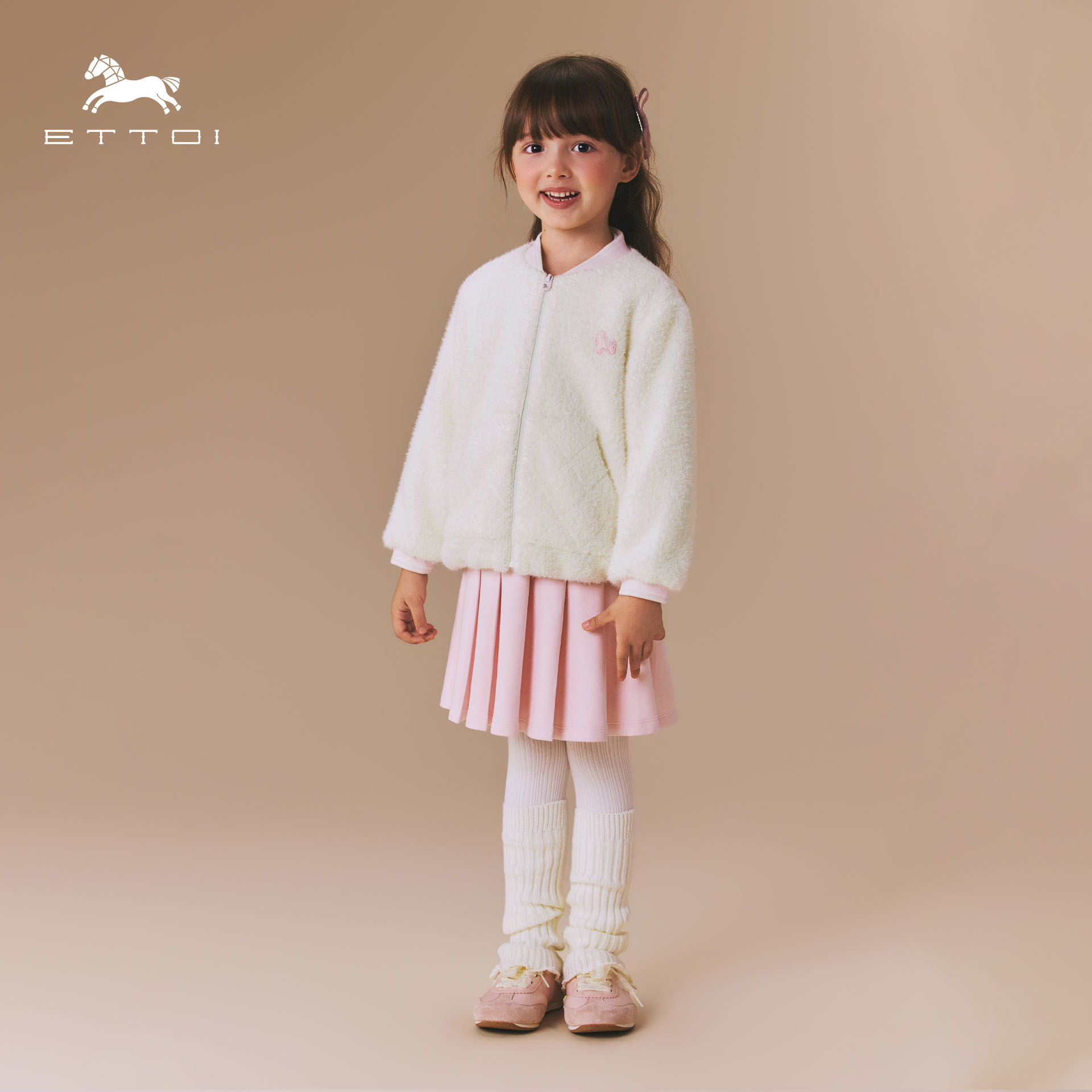 朗姿童装/ETTOI爱多娃儿童外套秋儿童开衫外套休闲男女宝宝衣服