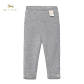 子冬季 保暖儿童裤 ETTOI爱多娃男女童加绒打底裤 新款 绵羊毛