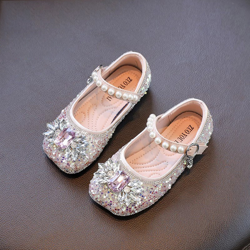 真皮女童公主鞋2025春季新款儿童鞋小皮鞋女孩水晶鞋水钻单鞋软底,童鞋/婴儿鞋/亲子鞋,水晶/水钻鞋,淘宝优惠券,粉丝福利购,淘宝优惠卷