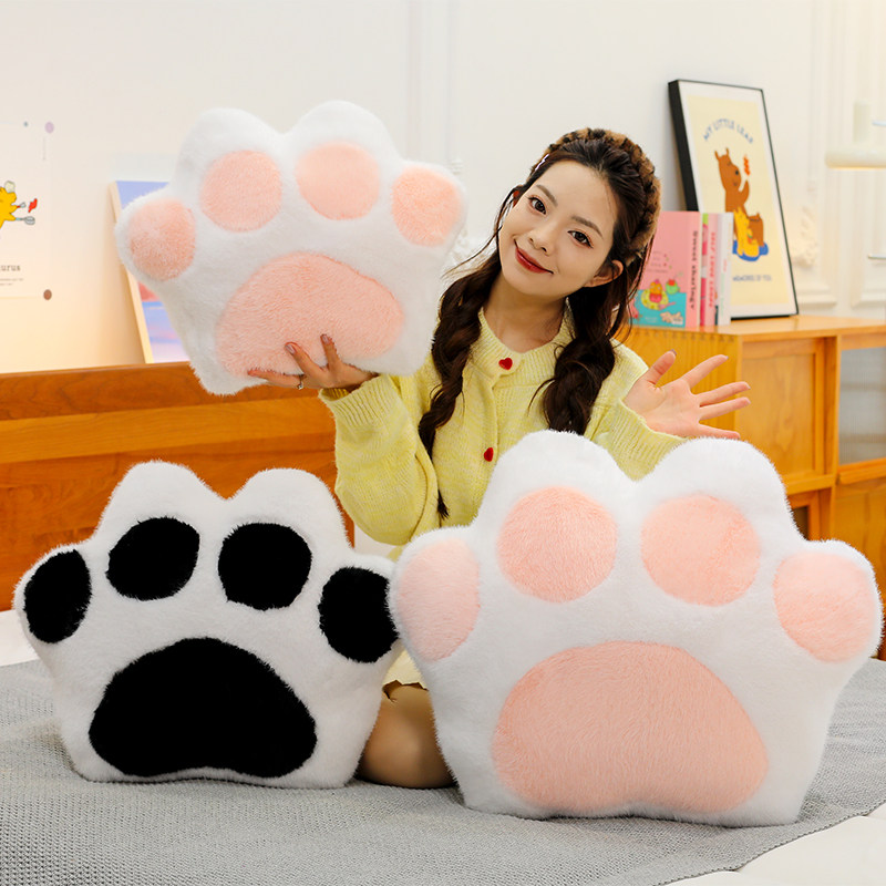 大号猫爪子抱枕毛绒玩具