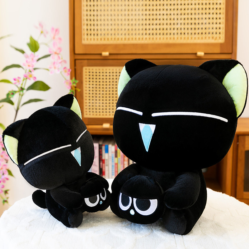 罗小黑战记猫咪公仔毛绒玩具