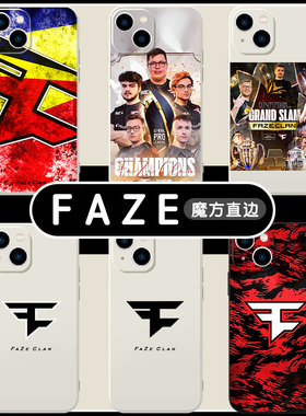 faze手机壳clan苹果13适用华为mate40pro队服iPhone14promax联名CSGO50vivo周边OPPO小米12x冠军11p游戏p50cs
