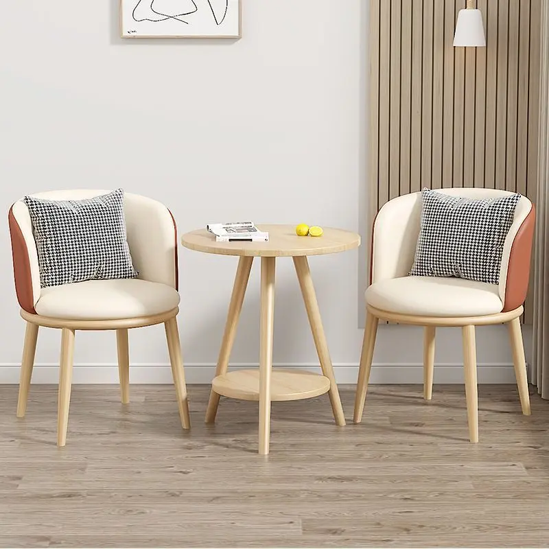 阳台精致小桌椅组合休闲客厅轻奢