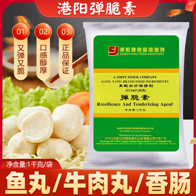 正品商用港阳牌GY3407 弹脆素 肉丸 西式火腿增脆保水增量增出品