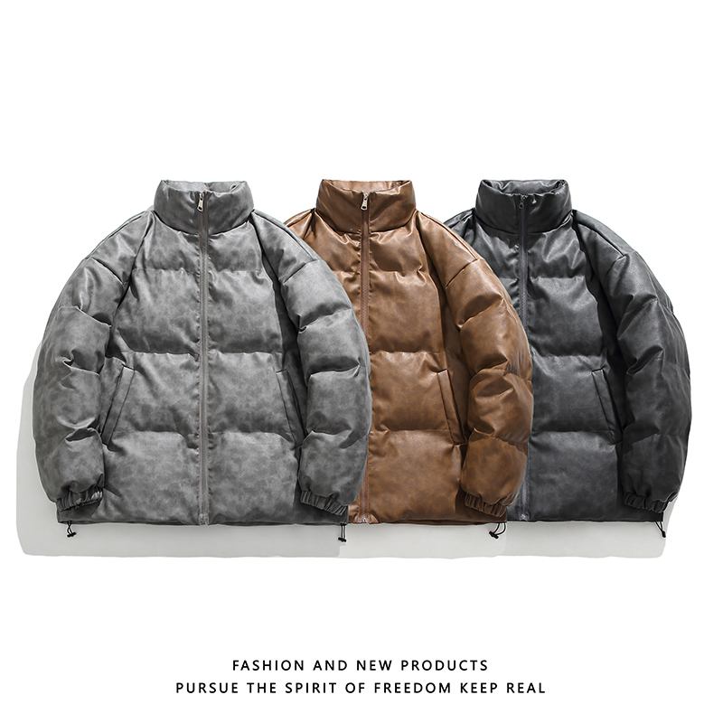 MY919-特批120控168冬季美式水洗复古皮棉衣男加厚保暖棉袄外套，男装棉衣，电商A058-1（原电商C417）